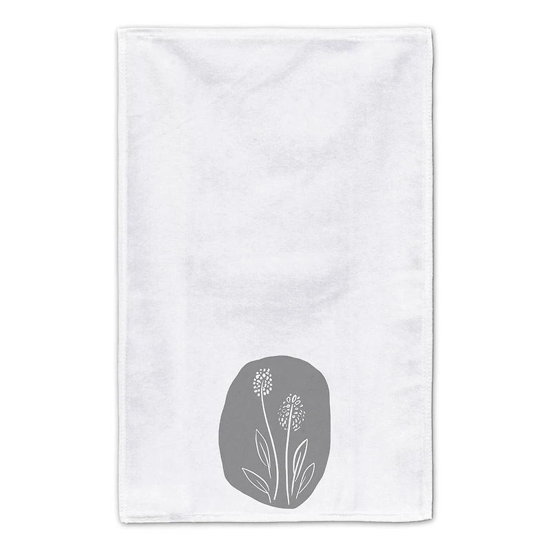 Simple Contour Flower 16" x 25" Tea Towel Set of 2