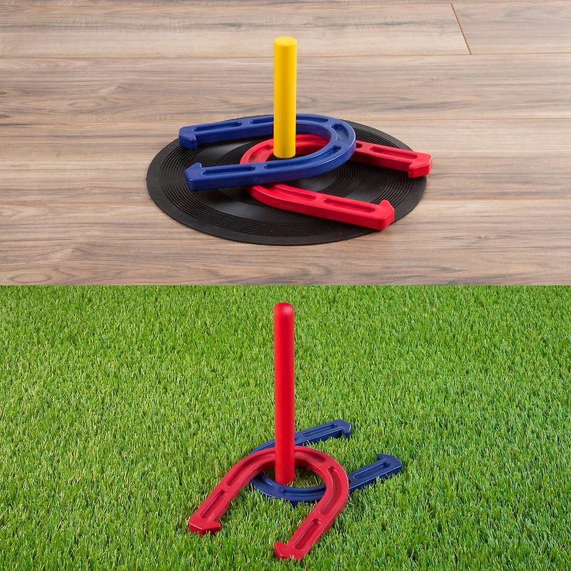 Toy Time Rubber Horseshoes Game Set
