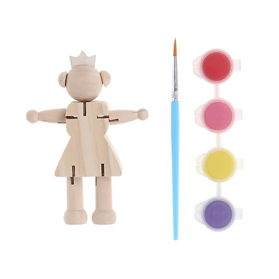 3D Princess Wood Figure by Creatology™