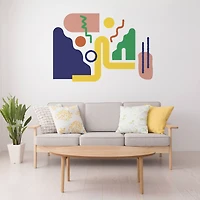 WallPops Very Gay Paint Fun Haus Modular Mural Peel & Stick Wall Decals