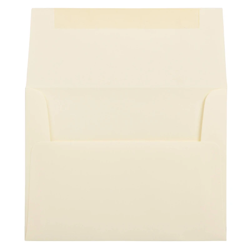 JAM Paper A2 Ivory Wove Strathmore Invitation Envelopes