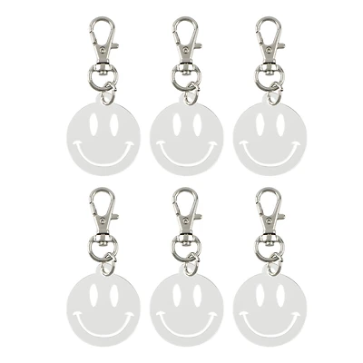 Smiley Face Acrylic Keychains, 6ct. by Make Market®