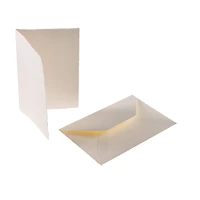 Fabriano 3.3" x 5.1" Medioevalis White Cards & Envelopes, 20ct.
