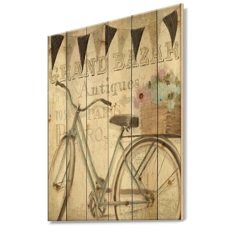 Designart - French Bicycle Flea Market II