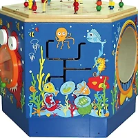 Hape Coral Reef Wooden Activity Center Table