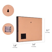 American Art Decor Tipsy Printed Cheers LED Light Box Wall Sign - 14" x 11" x 1.6"