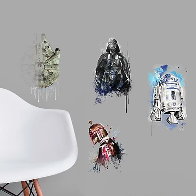 RoomMates Star Wars™ Iconic Watercolor Peel & Stick Wall Decals