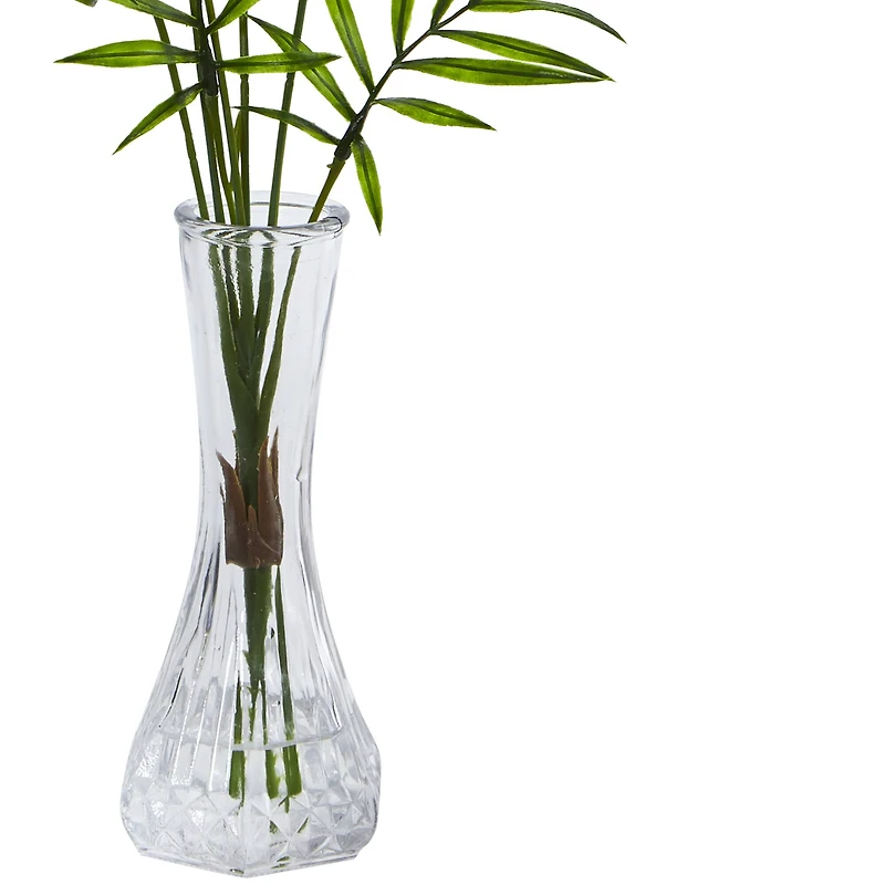 19" Mini Palm in Vase, 3ct.