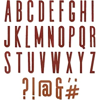 Sizzix® Thinlits® Classic Upper Alphanumeric Die Set By Tim Holtz®
