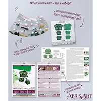 Abris Art Symbol of the Monarch Bead Embroidery Decoration Kit