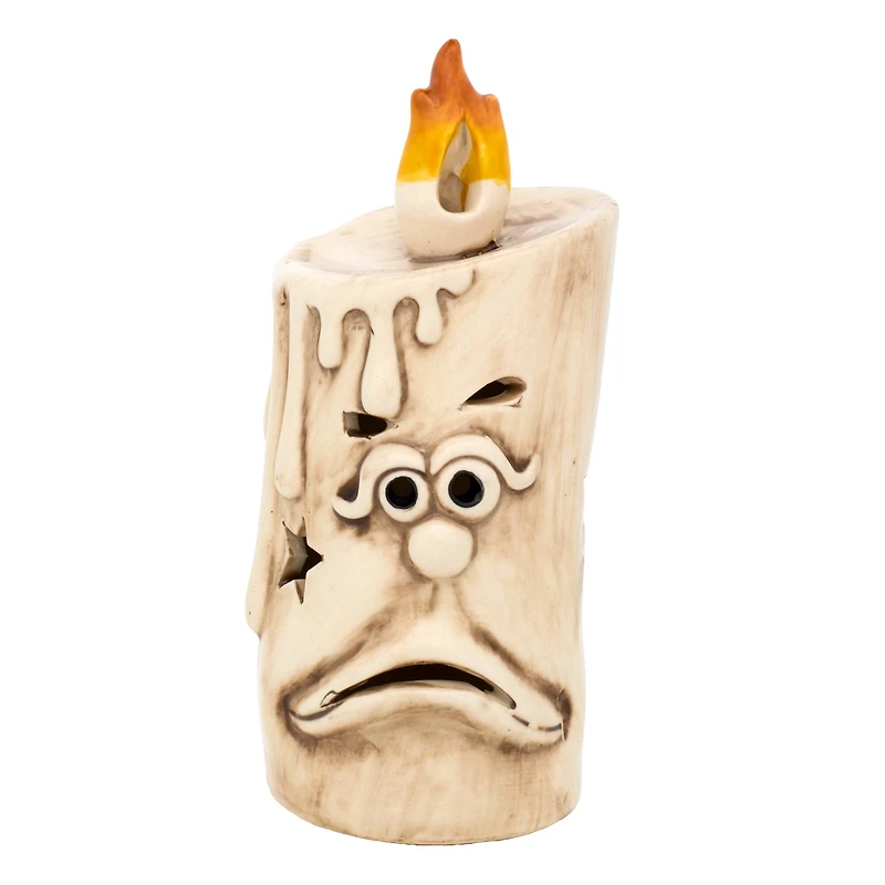 7" Ghostface White Candle with LED Lights