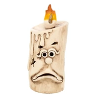 7" Ghostface White Candle with LED Lights