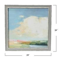 Hello Honey® Framed Abstract Landscape Print Wall Art
