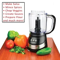 Brentwood Black 3 Cup Food Processor