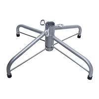 4.5ft. Pre-Lit Silver Tinsel Artificial Christmas Tree, Clear Lights