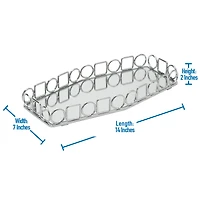 Home Details Circles & Squares Vanity Mirror Tray