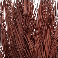 43" Natural Dried Plant Palm Leaf Bunch with Feather-Inspired Stems