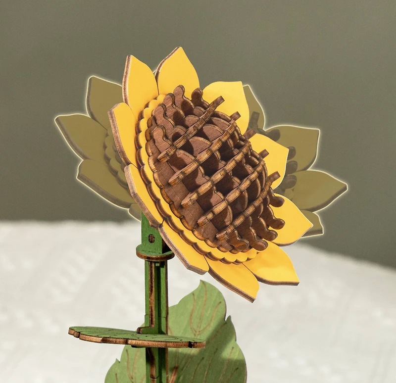 Rowood Sunflower Wooden Bloom Craft