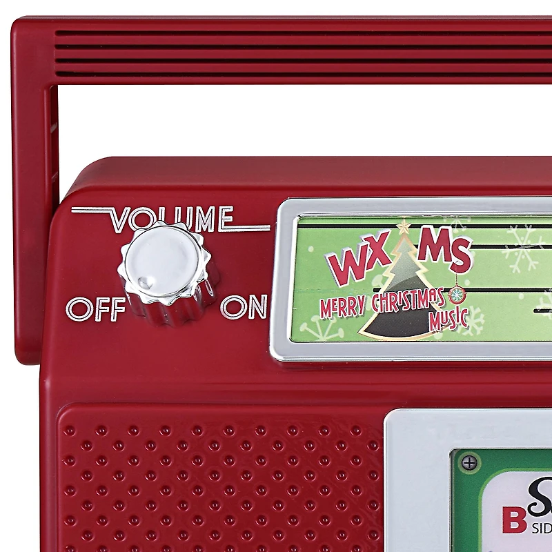 Mr. Christmas 10" Santa's Boom Box Radio