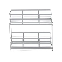 Honey Can Do White Kitchen Counter Organizer with Drawers