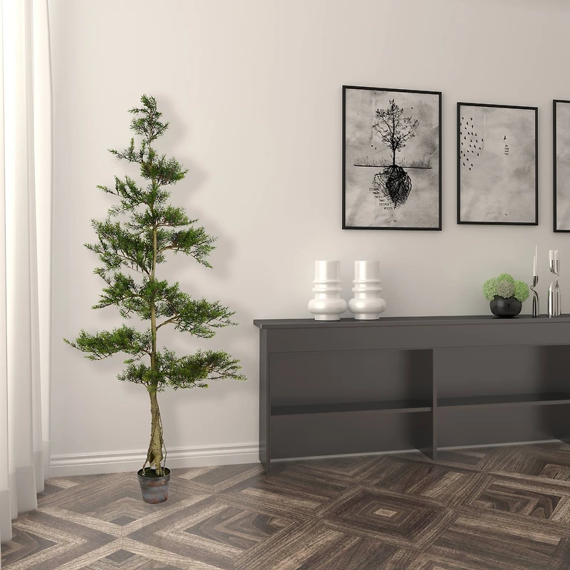 6ft. Potted Artificial Cedar Tree