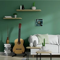 Stupell Industries Night Owl on Phone in Bed Funny Animal, 12" x 12"