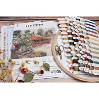 LetiStitch Quiet Cove Counted Cross Stitch Kit