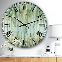 Designart 'The Birch Forest Ii Traditional Wall Clock