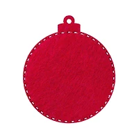 Wonderland Crafts Car with Christmas Tree Bead Embroidery on Wood Ornament Kit