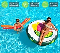 5ft. Inflatable Sushi Roll with Chopsticks Swimming Pool Float
