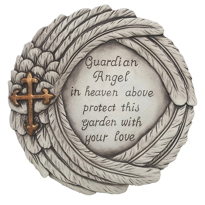 Santa's Workshop 10" Guardian Angel Stepping Stone