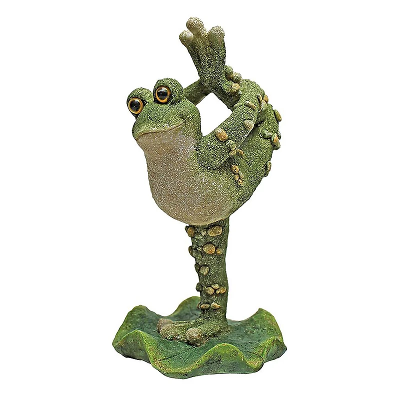 Design Toscano 9" Leg Up Boogie Down, Dancing Frog Statue