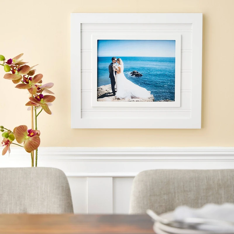 Home White Beadboard Frame by Studio Décor®