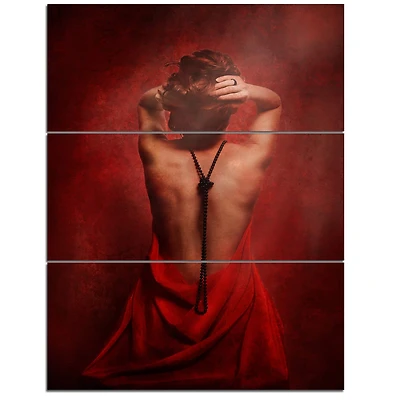 Designart - Woman in Red