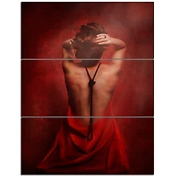 Designart - Woman in Red