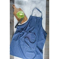 DII® Nautical Blue Pinstripe Chef Apron