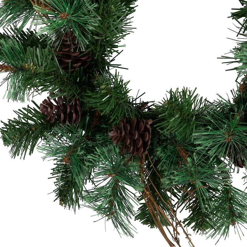 16" Country Mixed Pine Artificial Wreath