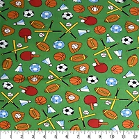 Feldman Green Sports Cotton Flannel