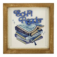 6.25" Sci-Fi Reader Wooden Tabletop Décor by Ashland®