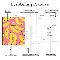 TF Publishing 2025 This Is Bananas Medium Monthly Planner