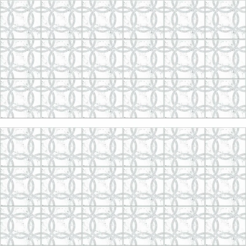 RoomMates Interlocking Circle Tile Backsplash Giant Decals