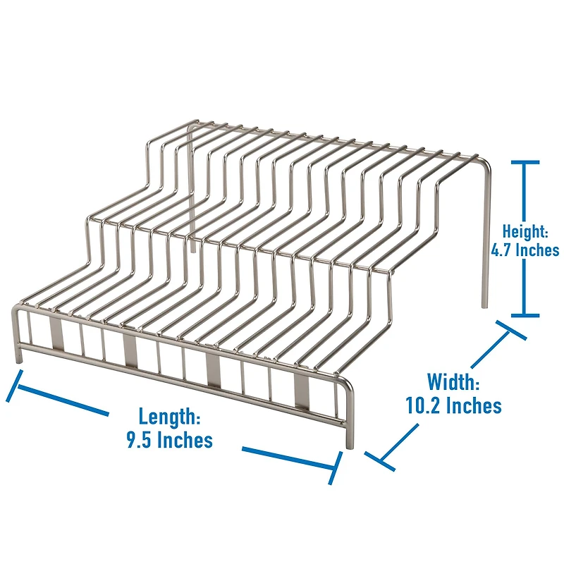 Laura Ashley Aristo Satin 3-Tier Spice Rack