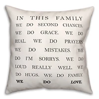 In This Family Indoor/Outdoor Throw Pillow
