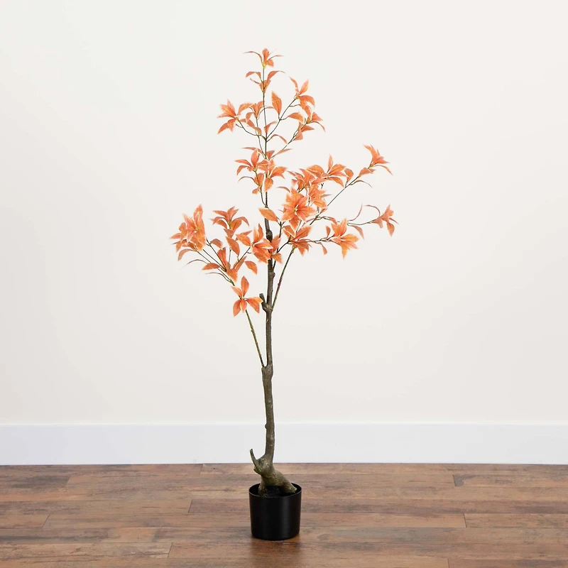 4.5ft. Autumn Pieris Artificial Fall Tree