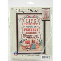 Design Works™ Life is Wonderful Counted Cross Stitch Kit