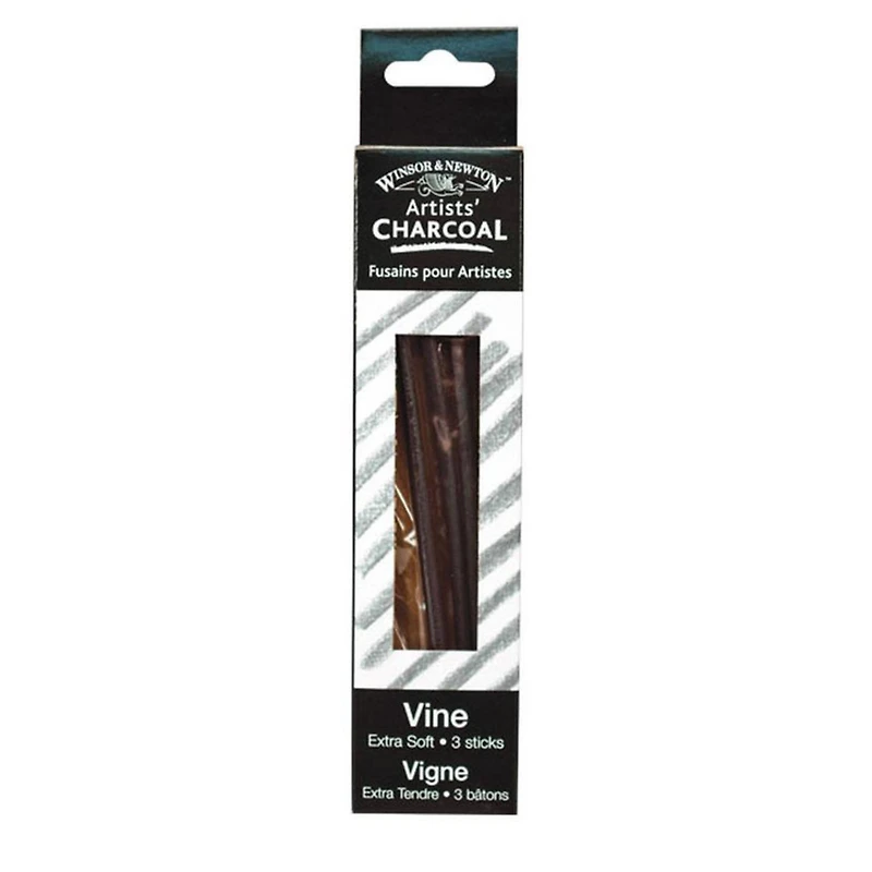 12 Packs: 3 ct. (36 total) Winsor & Newton™ Extra Soft Vine Charcoal Sticks
