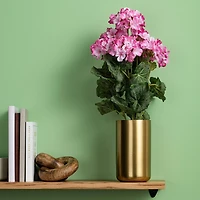 Artificial Light Pink Geranium Bush