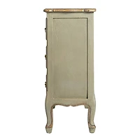 Hello Honey® Distressed Gray Wood Dresser Cabinet