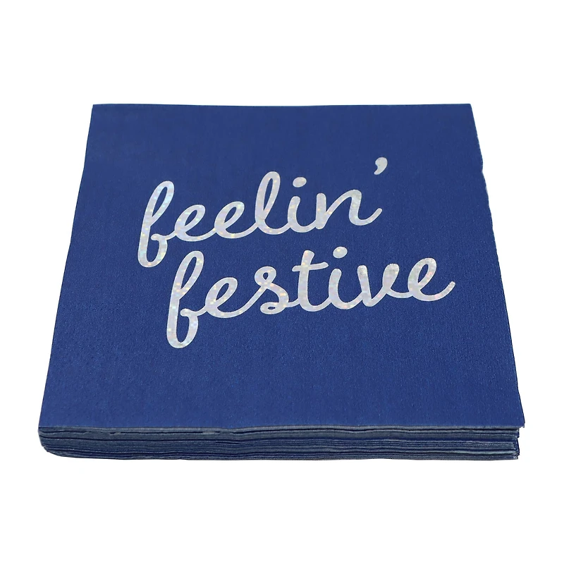 Blue Feelin' Festive Cocktail Napkins, 20ct. by Ashland®