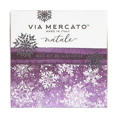 European Soaps Falling Snow Natale Match Box Set, 50ct.